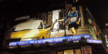 Asics billboard at Times Square, NYC